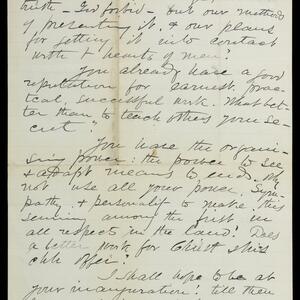 a page of handwritten text