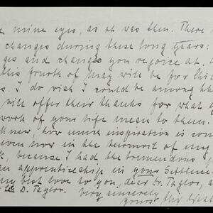 a page of handwritten text