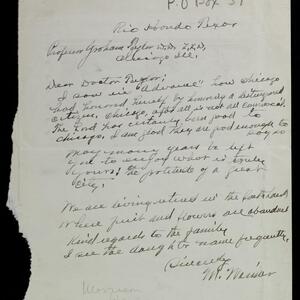 a page of handwritten text