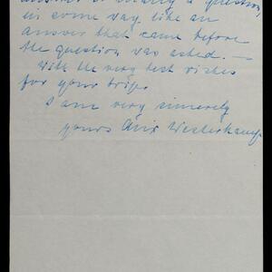 a page of handwritten text