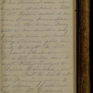 a page of handwritten text