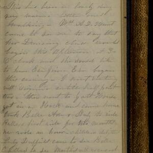 a page of handwritten text