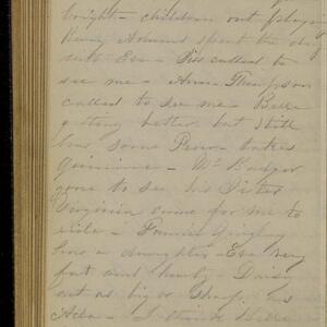 a page of handwritten text