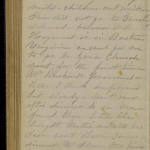 a page of handwritten text