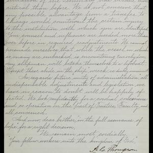 a page of handwritten text