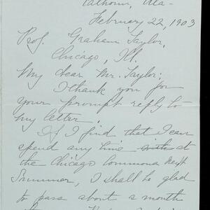 a page of handwritten text