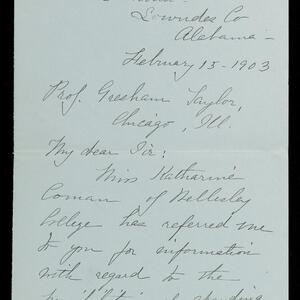 a page of handwritten text