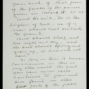 a page of handwritten text
