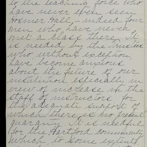 a page of handwritten text