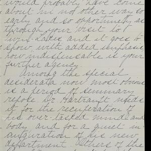 a page of handwritten text