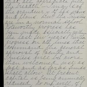 a page of handwritten text