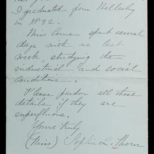 a page of handwritten text