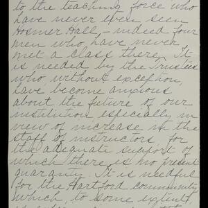 a page of handwritten text