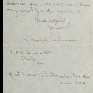 a page of handwritten text