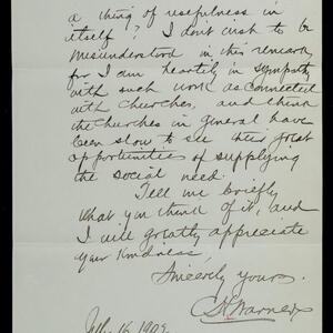 a page of handwritten text