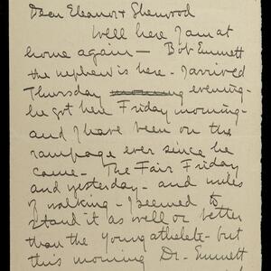 a page of handwritten text