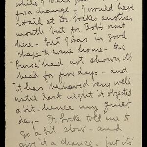 a page of handwritten text