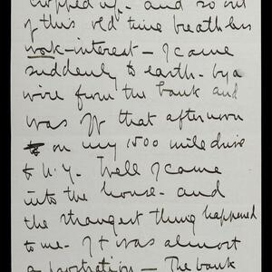 a page of handwritten text