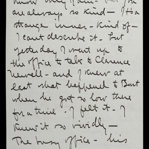 a page of handwritten text