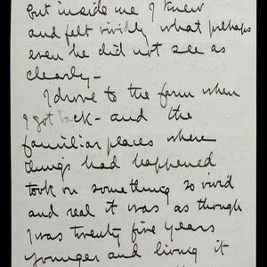 a page of handwritten text