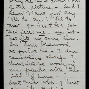 a page of handwritten text