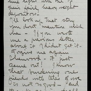 a page of handwritten text