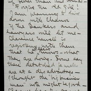 a page of handwritten text