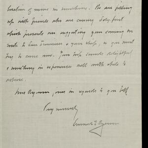 a page of handwritten text