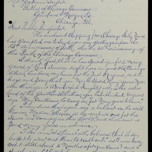 a page of handwritten text