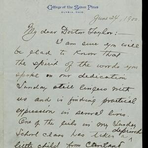 a page of handwritten text