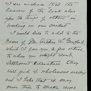 a page of handwritten text