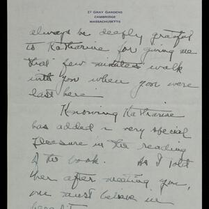 a page of handwritten text