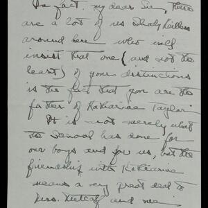 a page of handwritten text
