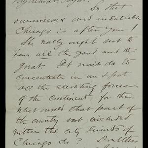 a page of handwritten text