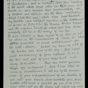 a page of handwritten text