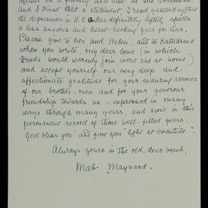 a page of handwritten text