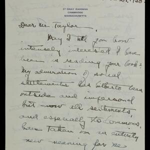 a page of handwritten text
