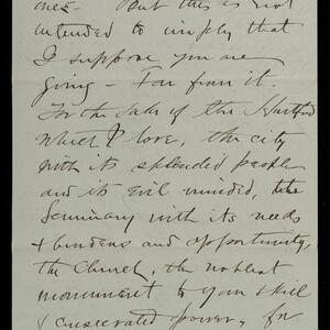 a page of handwritten text