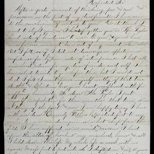 a page of handwritten text