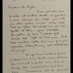 a page of handwritten text