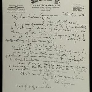 a page of handwritten text