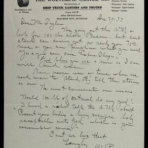 a page of handwritten text