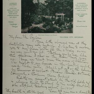 a page of handwritten text