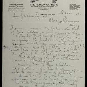 a page of handwritten text