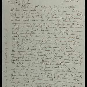 a page of handwritten text