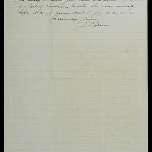 a page of handwritten text
