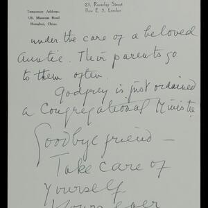 a page of handwritten text