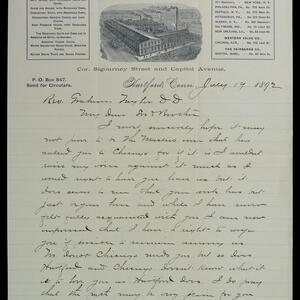 a page of handwritten text