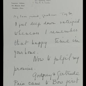 a page of handwritten text