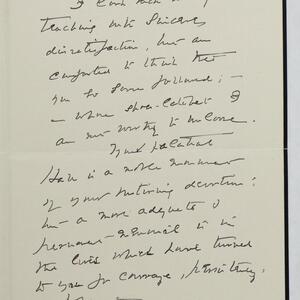 a page of handwritten text